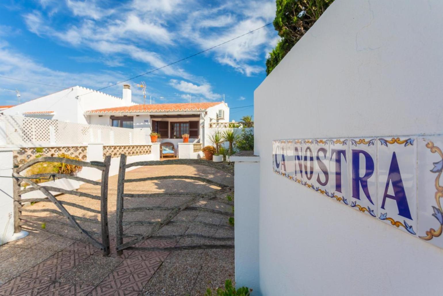 Villa Ca Nostra Cala En Porter (Menorca) Exterior foto